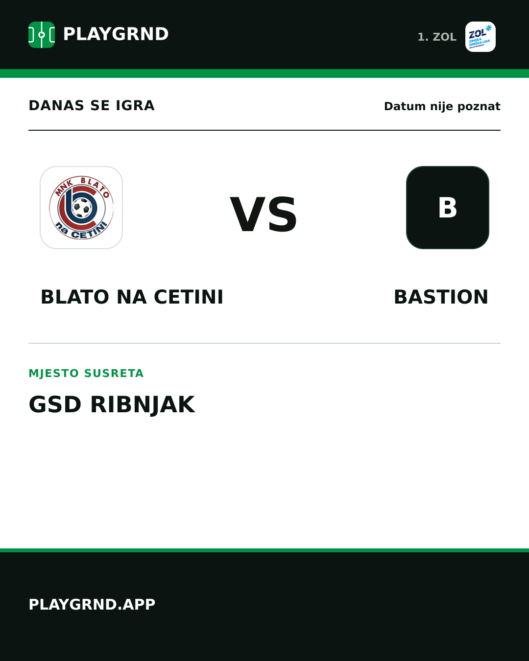 Instagram slika: Blato na Cetini vs Bastion