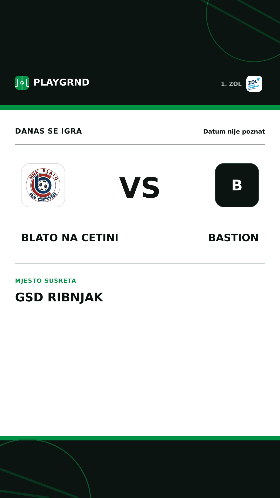Instagram slika: Blato na Cetini vs Bastion