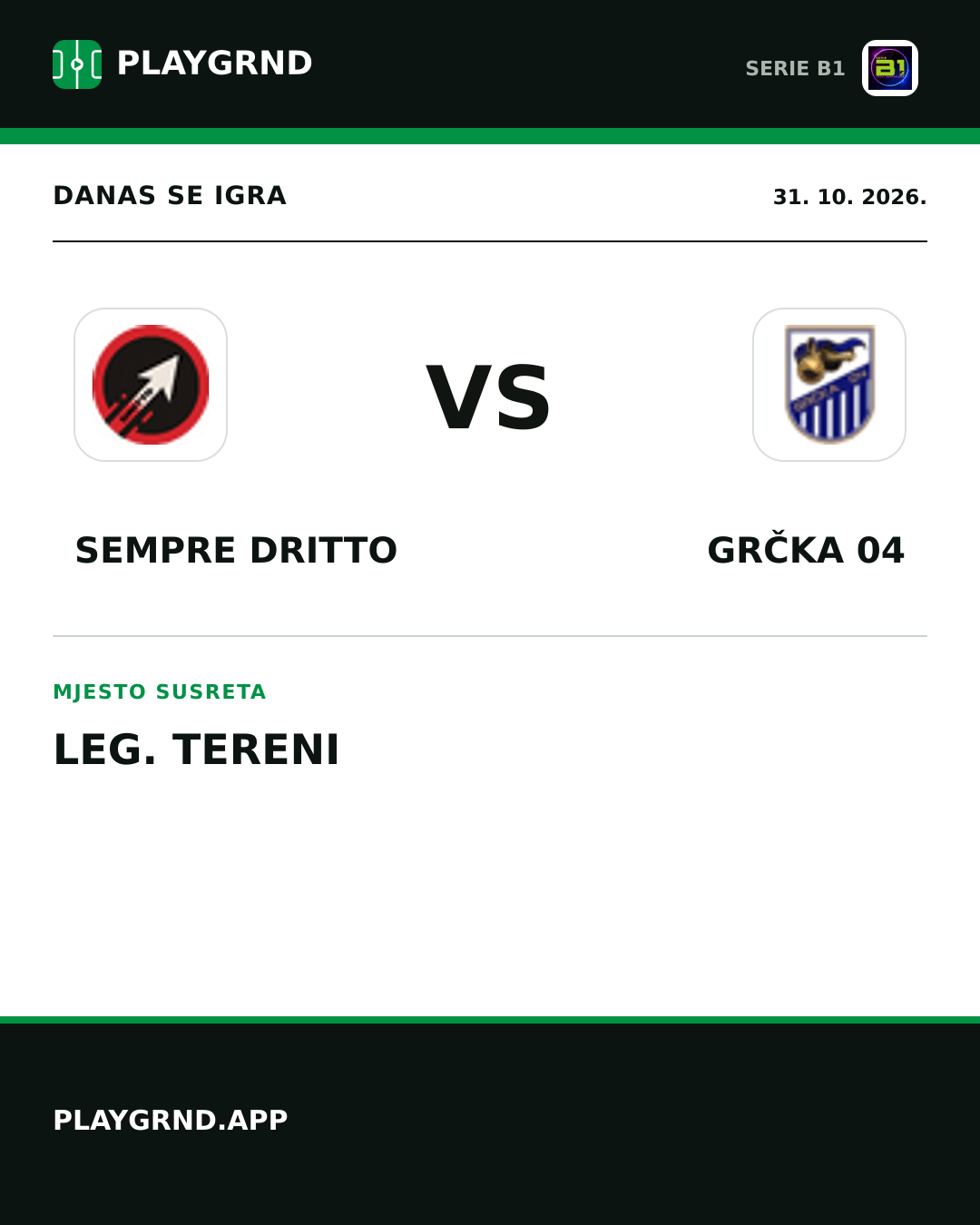 Instagram slika: Sempre Dritto vs Grčka 04
