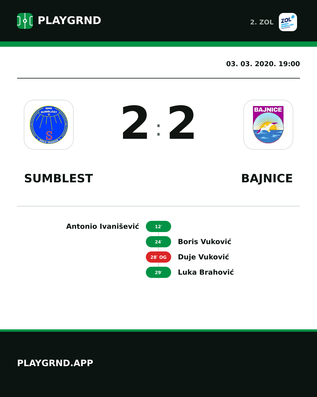 Instagram slika: Sumblest 2:2 Bajnice