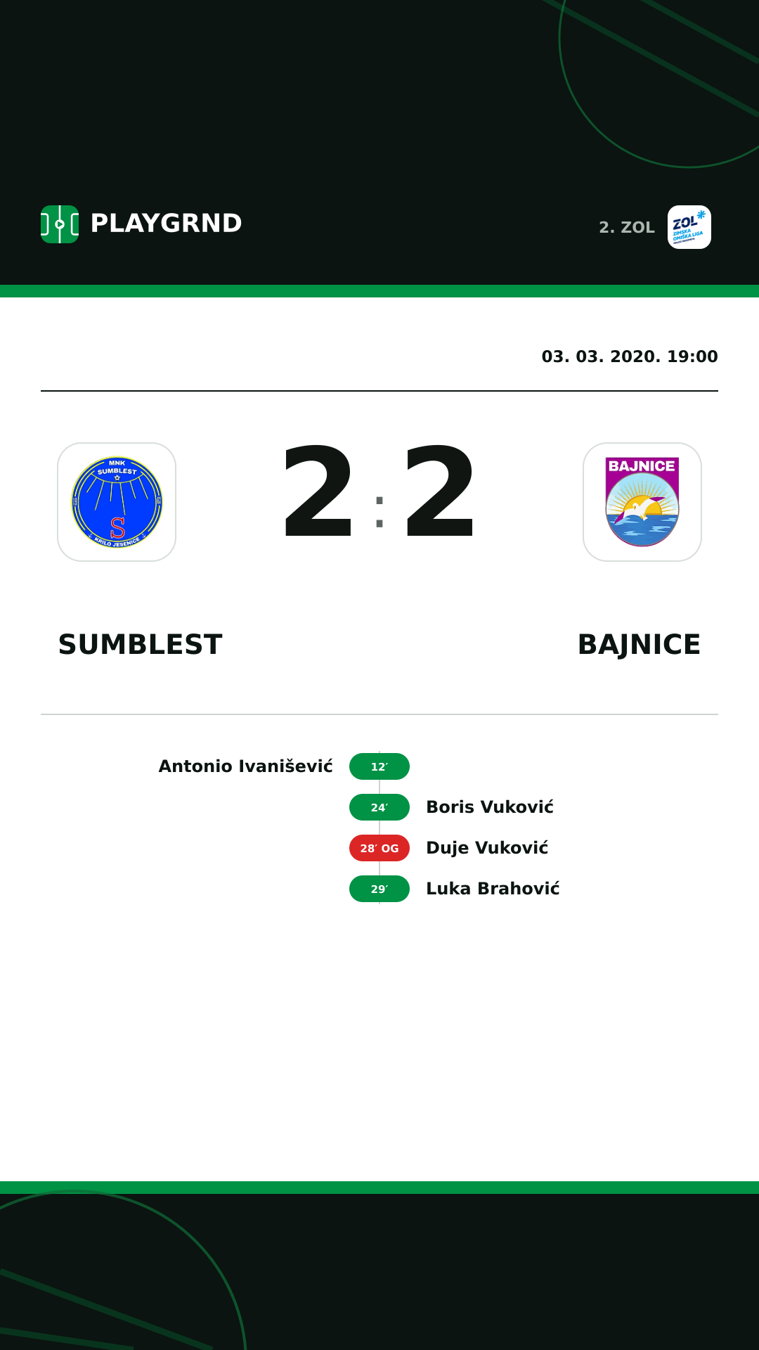 Instagram slika: Sumblest 2:2 Bajnice