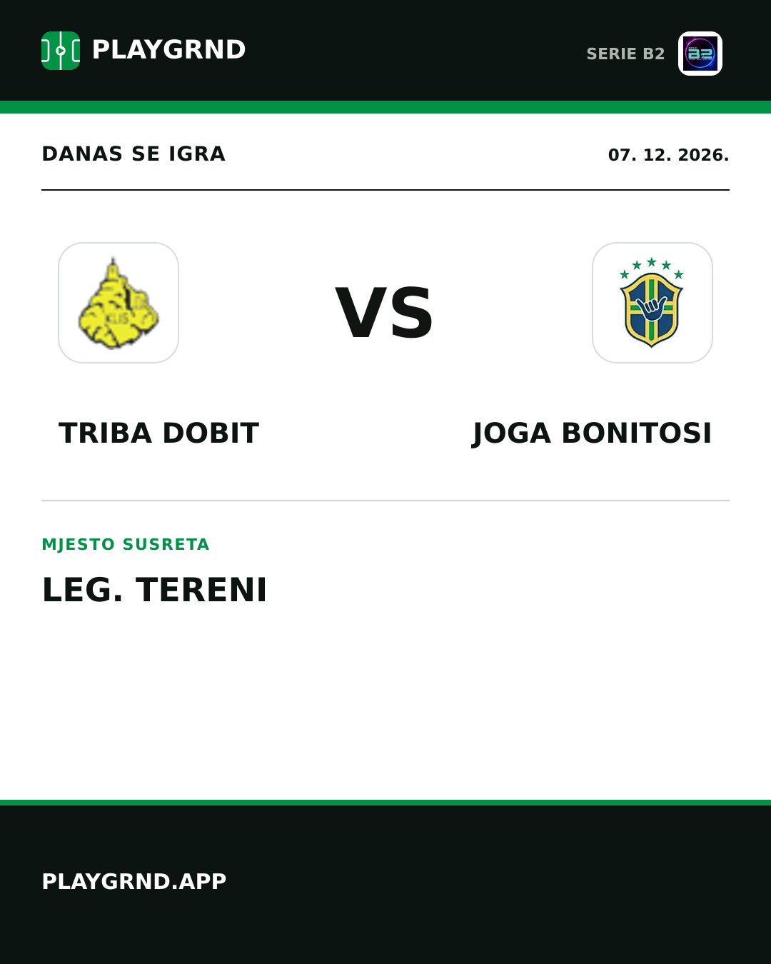 Instagram slika: Triba Dobit vs Joga Bonitosi
