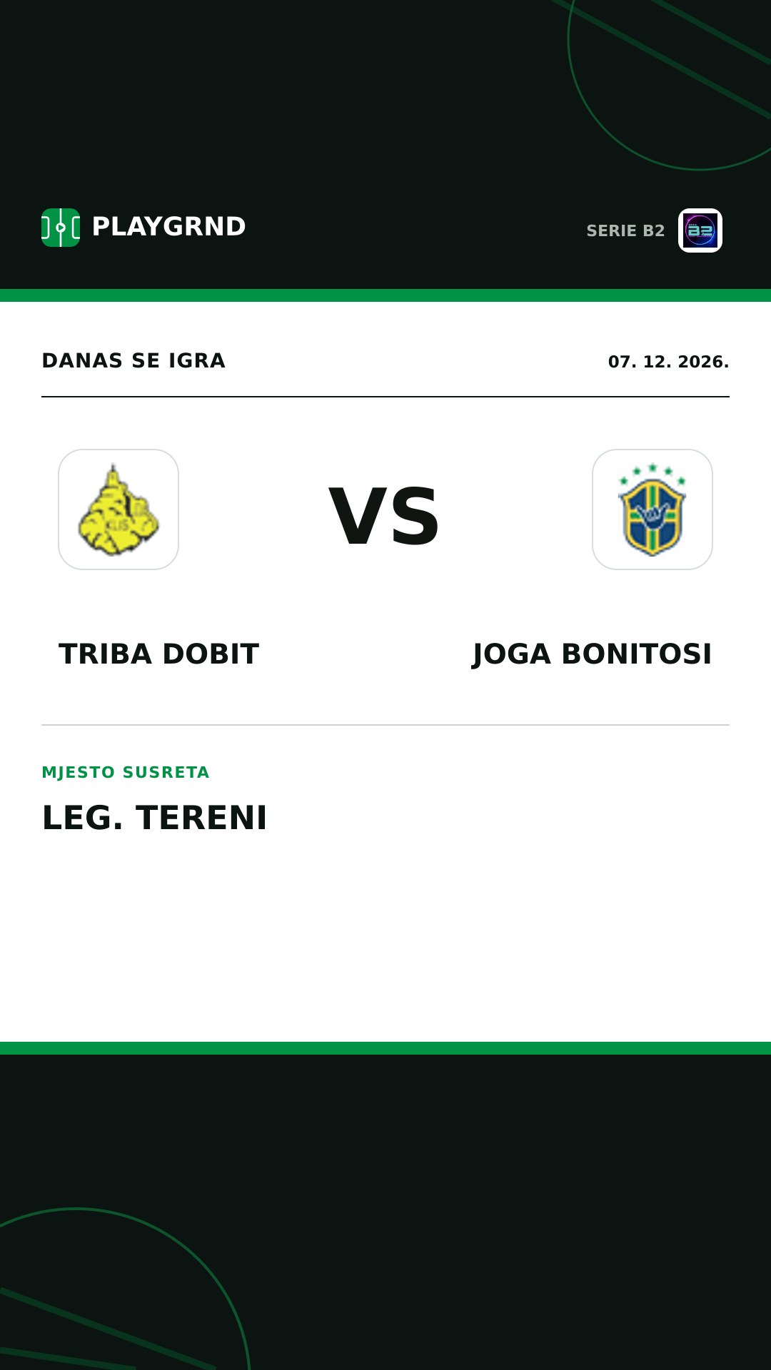 Instagram slika: Triba Dobit vs Joga Bonitosi