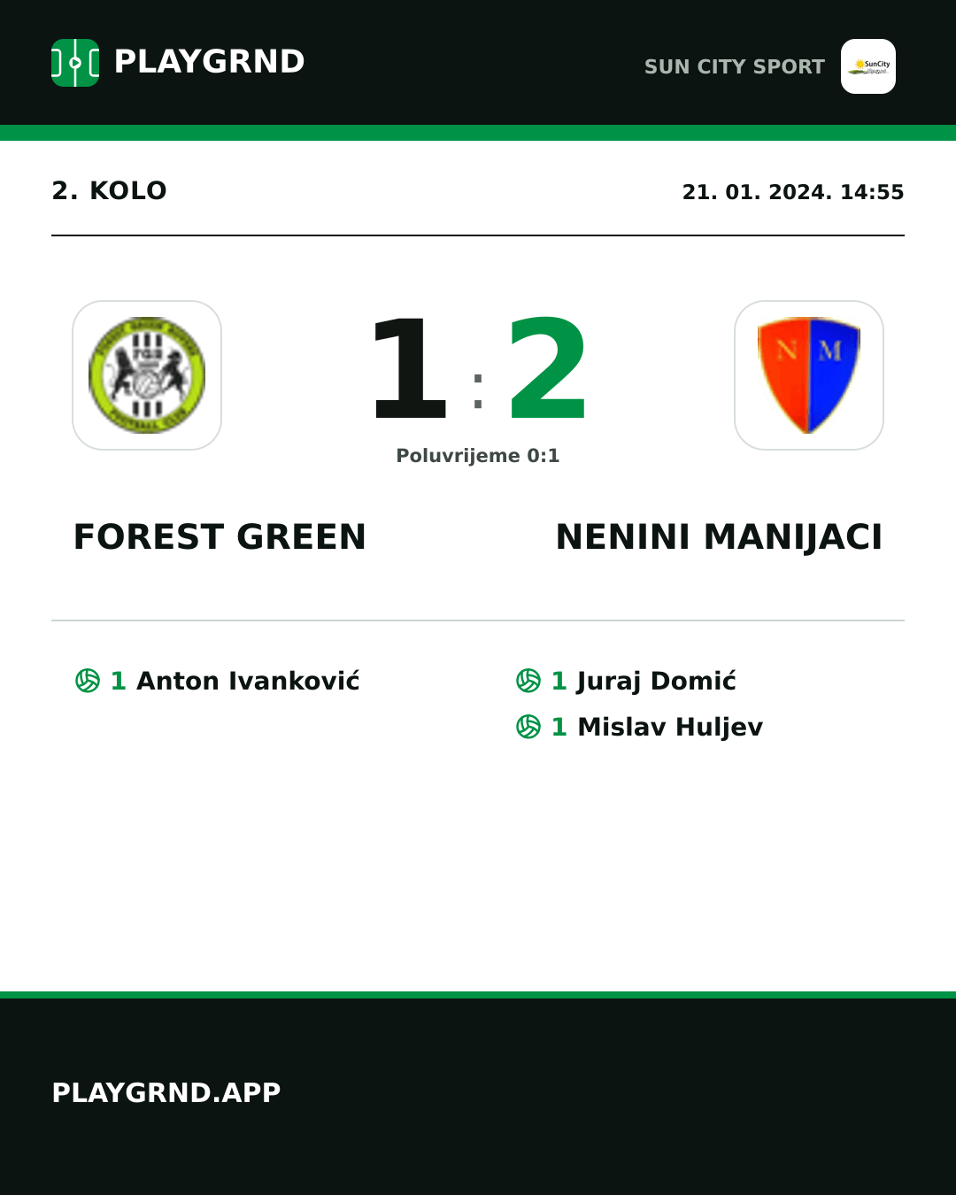 Instagram slika: Forest Green 1:2 Nenini Manijaci