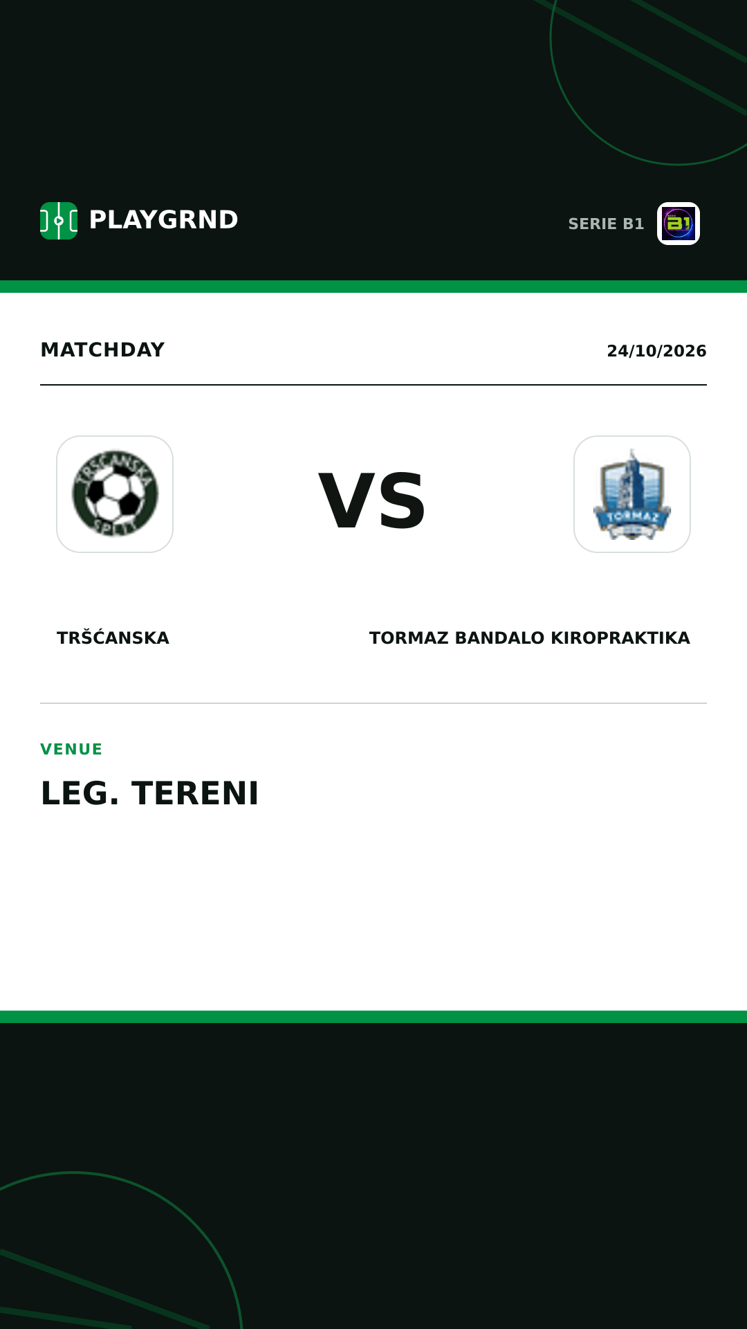 Instagram artwork: Tršćanska vs Tormaz Bandalo Kiropraktika