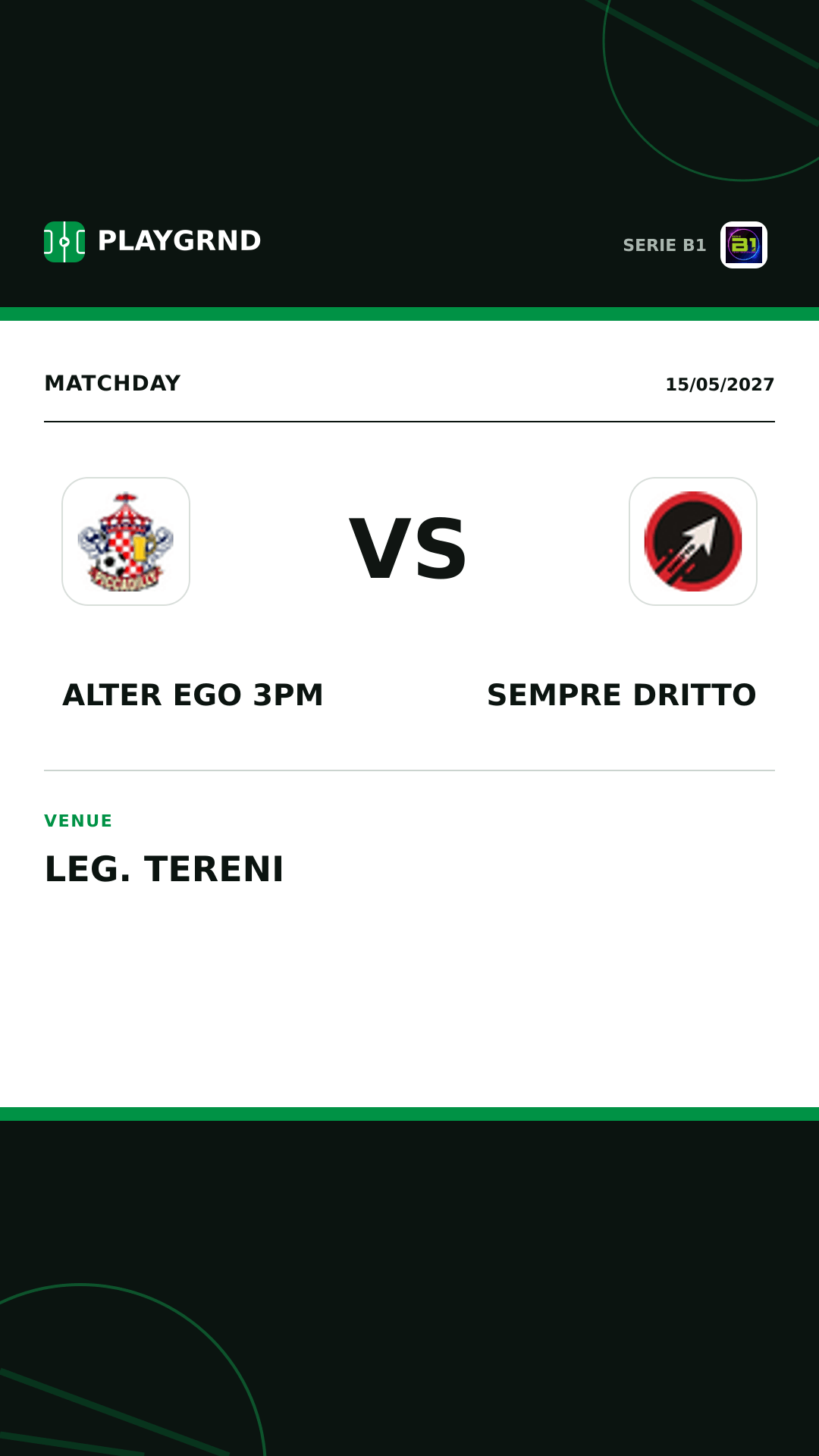 Instagram artwork: Alter Ego 3PM vs Sempre Dritto