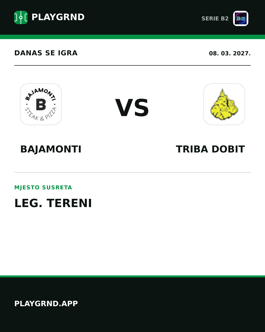 Instagram slika: Bajamonti vs Triba Dobit
