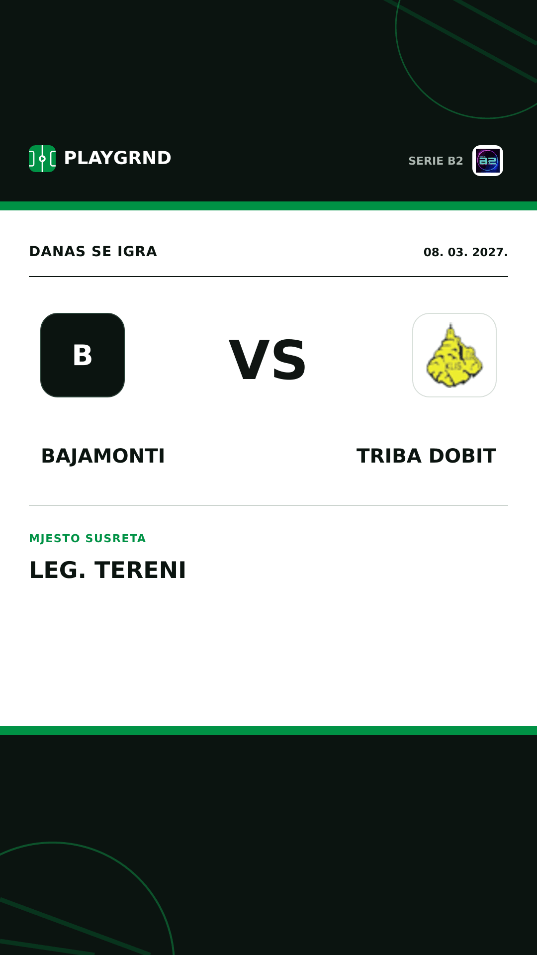 Instagram slika: Bajamonti vs Triba Dobit
