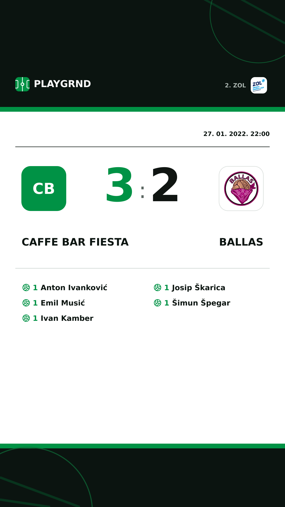 Instagram slika: Caffe bar Fiesta 3:2 Ballas