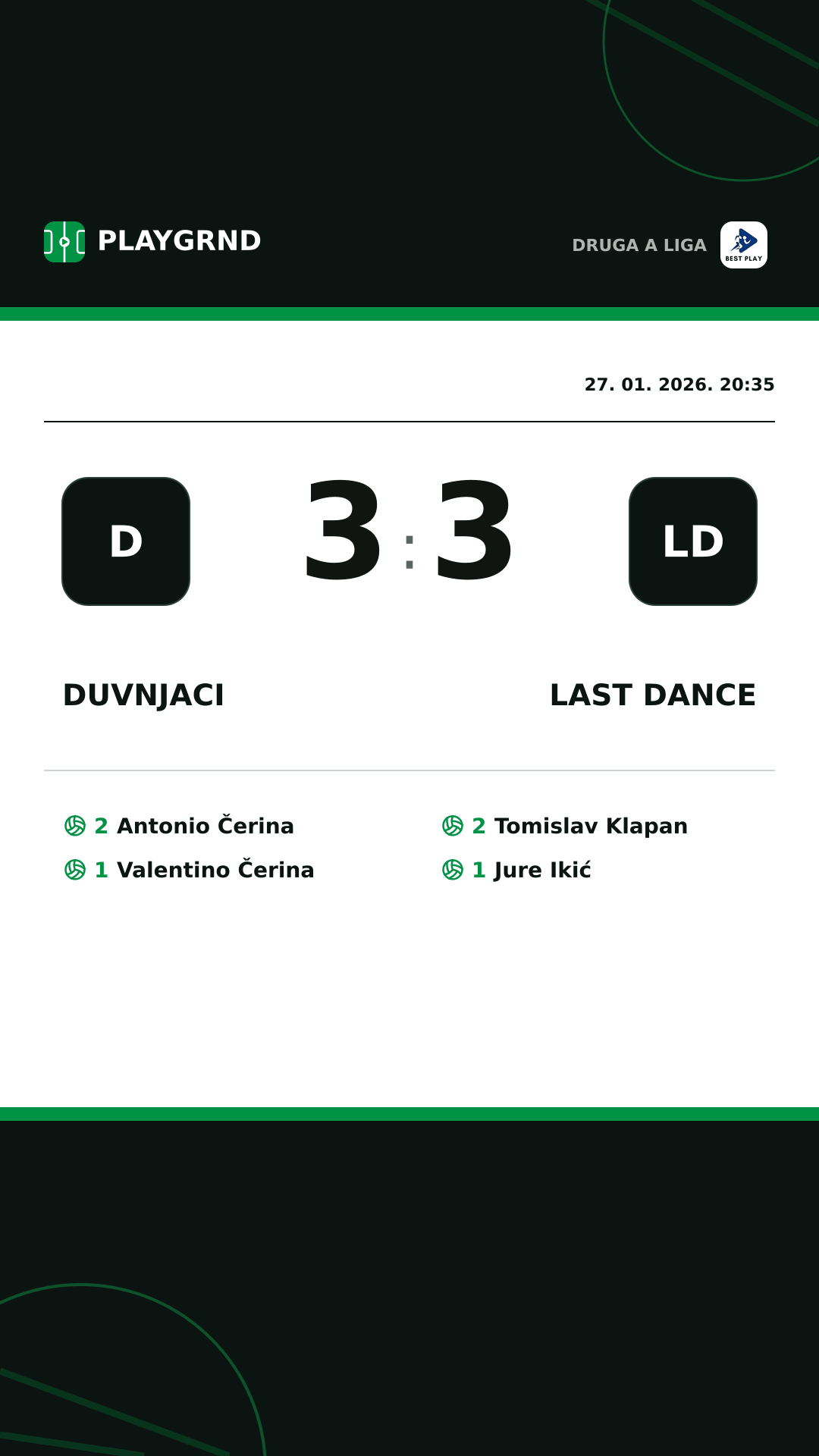 Instagram slika: Duvnjaci 3:3 Last Dance