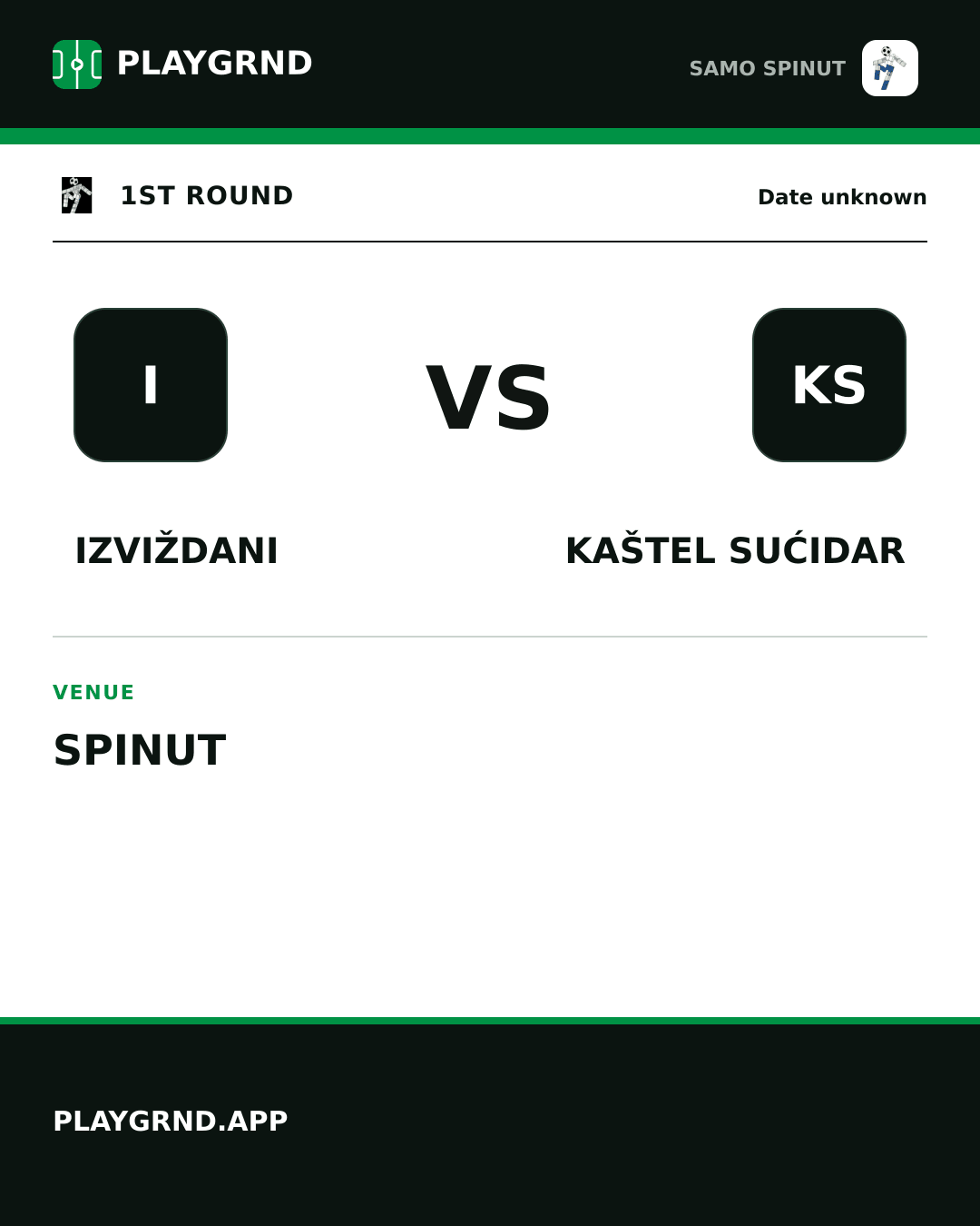 Instagram artwork: Izviždani vs Kaštel Sućidar