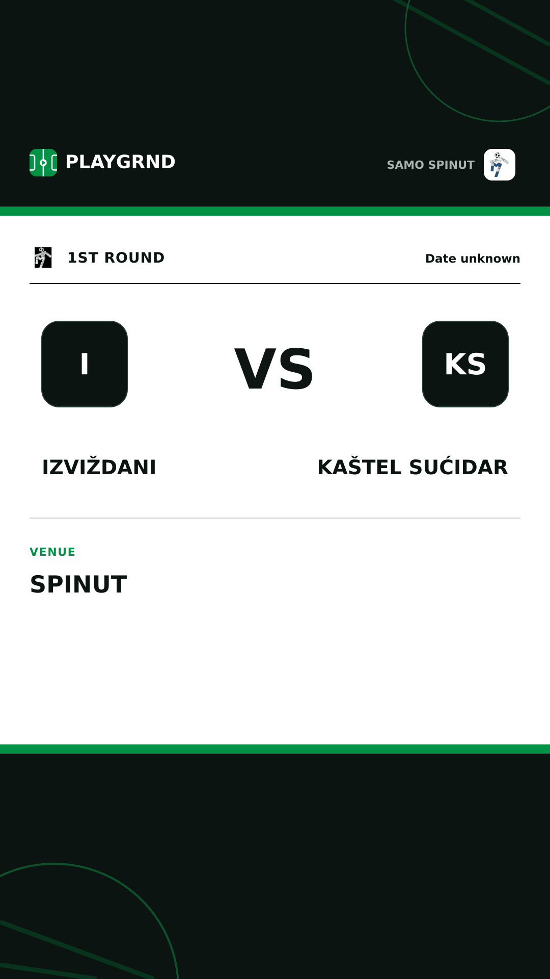 Instagram artwork: Izviždani vs Kaštel Sućidar
