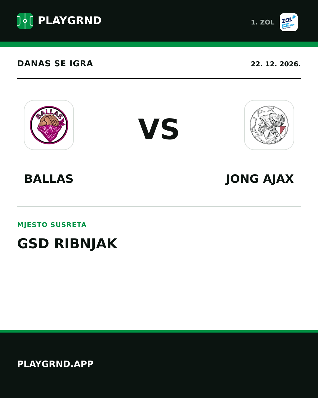 Instagram slika: Ballas vs Jong Ajax
