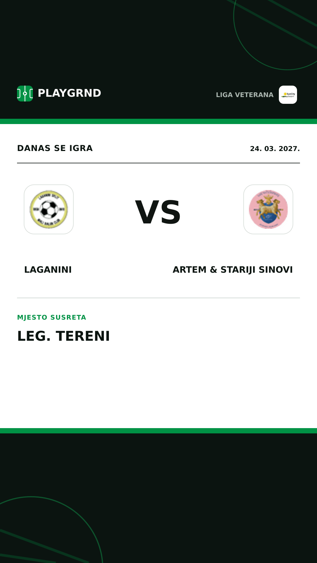 Instagram slika: Laganini vs Artem & Stariji Sinovi