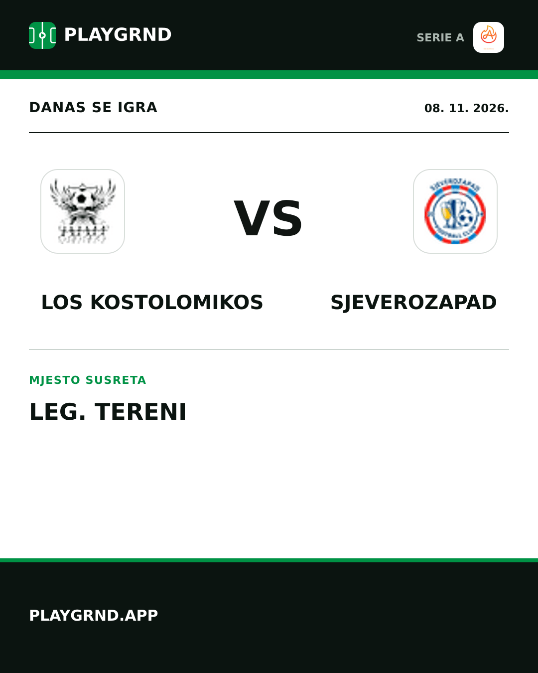 Instagram slika: Los Kostolomikos vs Sjeverozapad