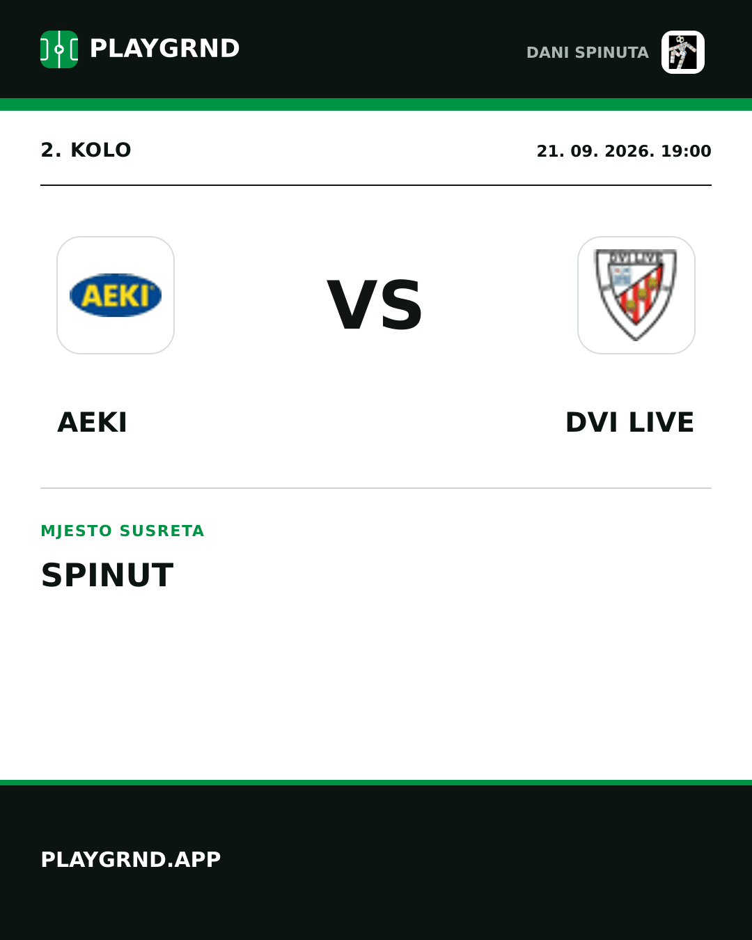 Instagram slika: AEKI vs Dvi Live