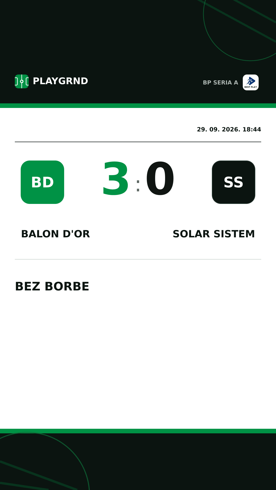 Instagram slika: Balon d'Or 3:0 Solar Sistem
