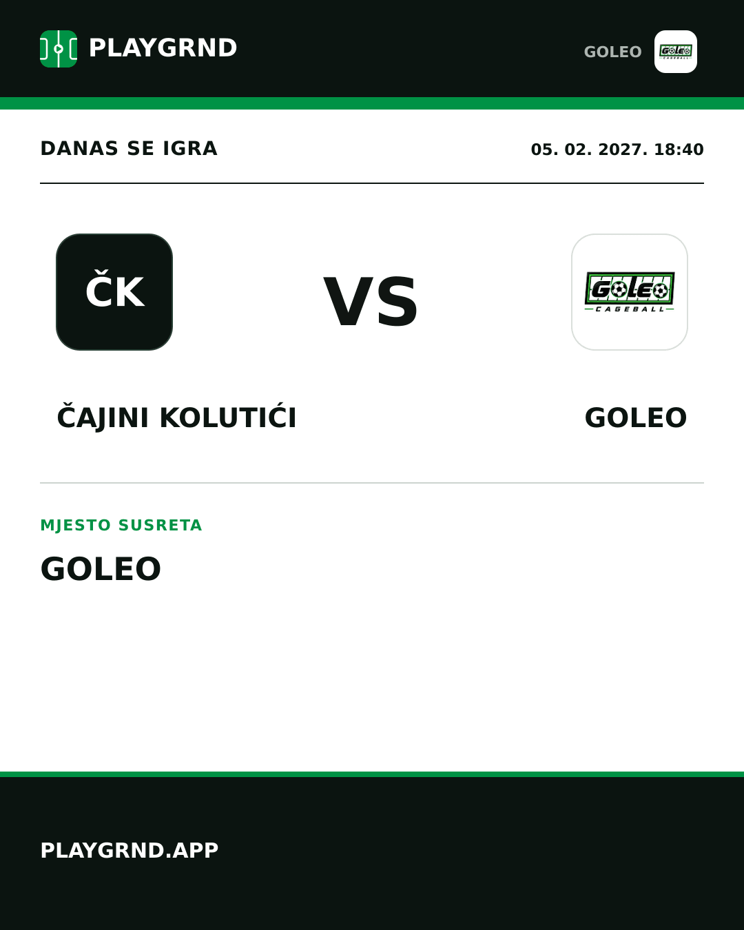 Instagram slika: Čajini kolutići vs Goleo