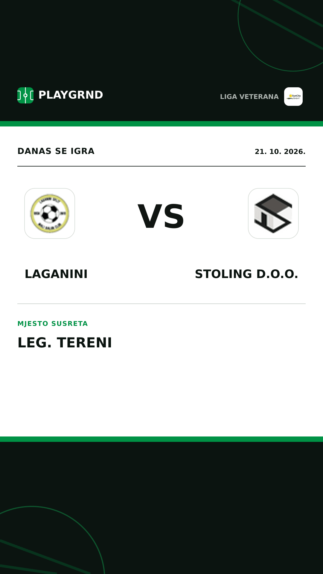 Instagram slika: Laganini vs Stoling D.O.O.