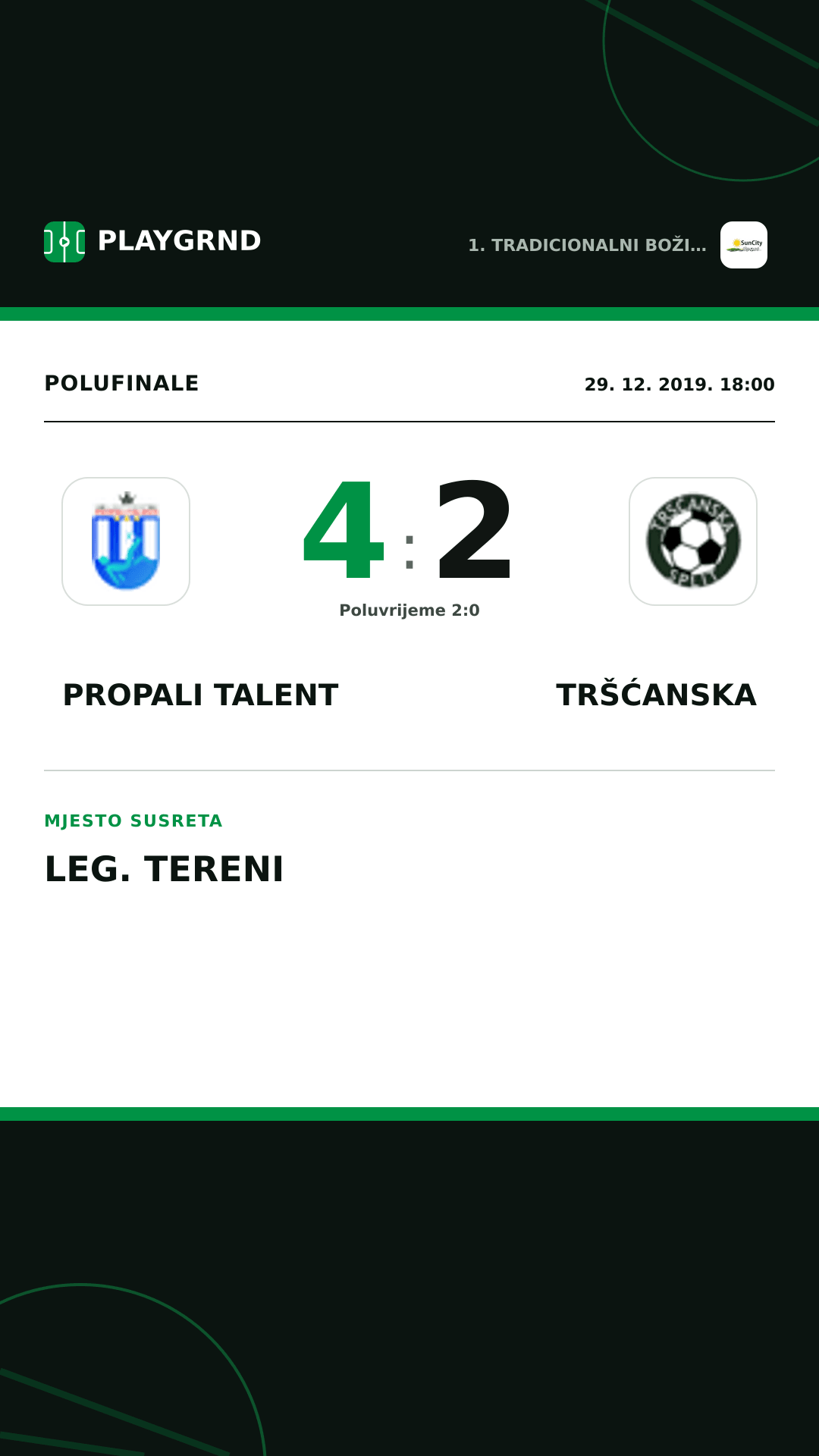 Instagram slika: Propali Talent 4:2 Tršćanska