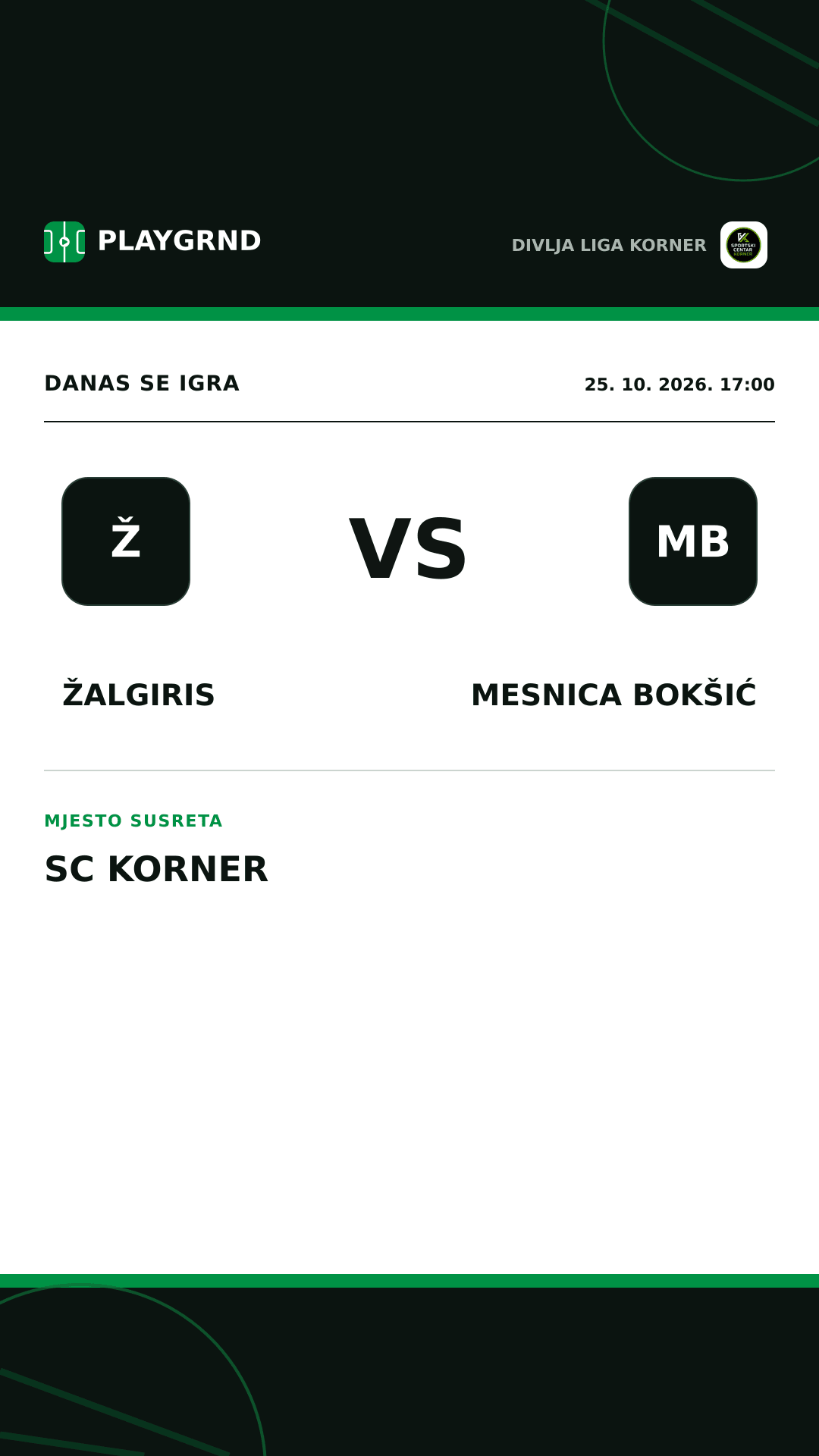 Instagram slika: Žalgiris vs Mesnica Bokšić