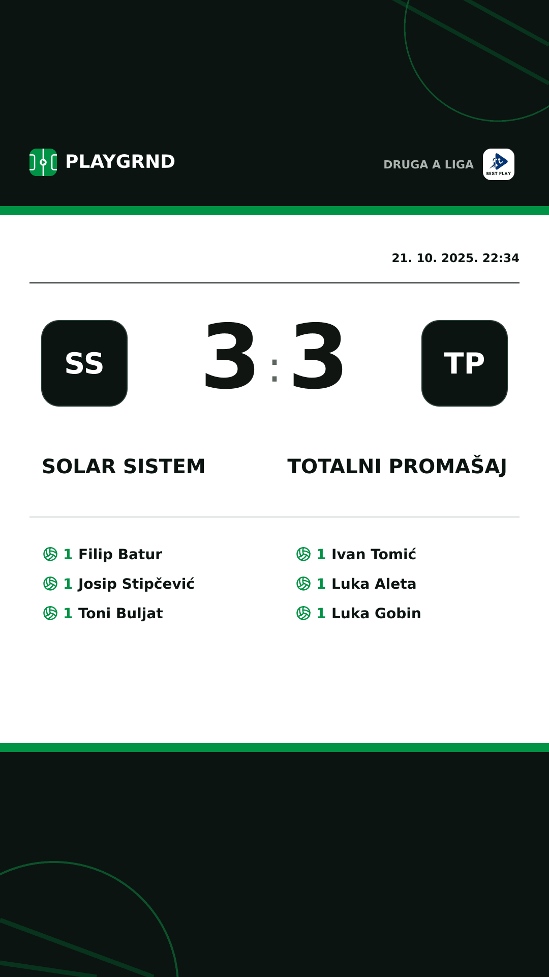 Instagram slika: Solar Sistem 3:3 Totalni Promašaj