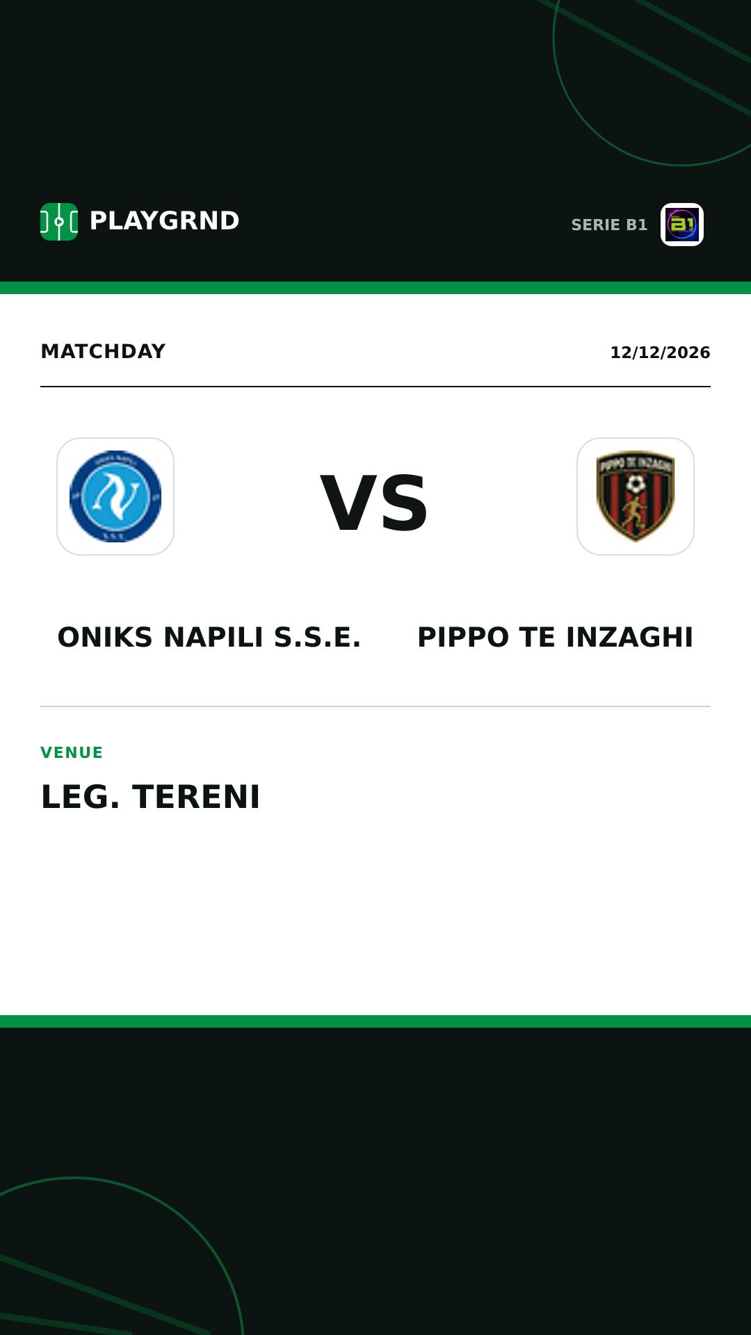 Instagram artwork: Oniks Napili S.S.E. vs Pippo TE Inzaghi