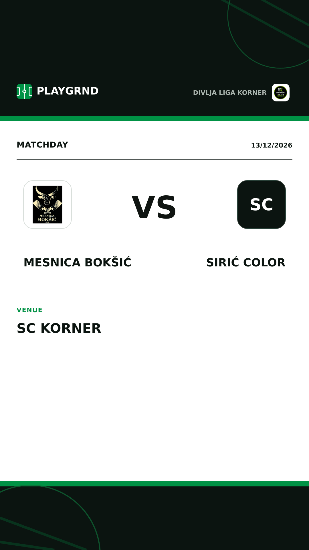 Instagram artwork: Mesnica Bokšić vs Sirić Color