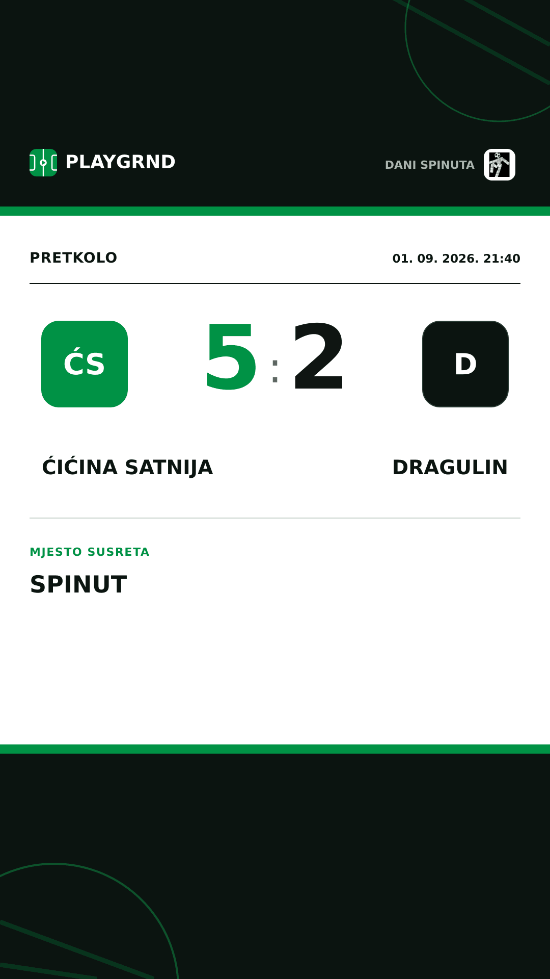 Instagram slika: Ćićina satnija 5:2 Dragulin