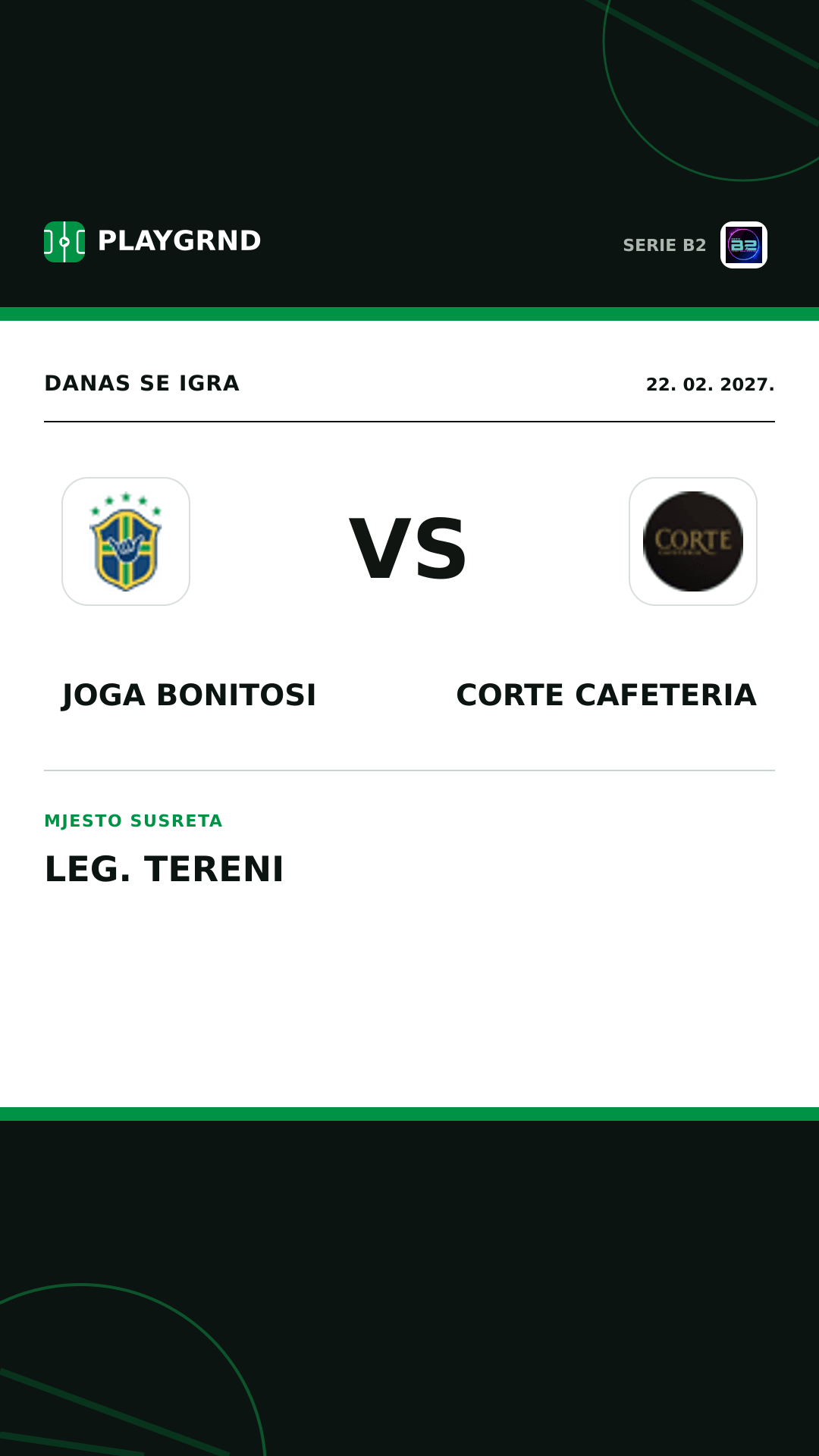 Instagram slika: Joga Bonitosi vs Corte Cafeteria