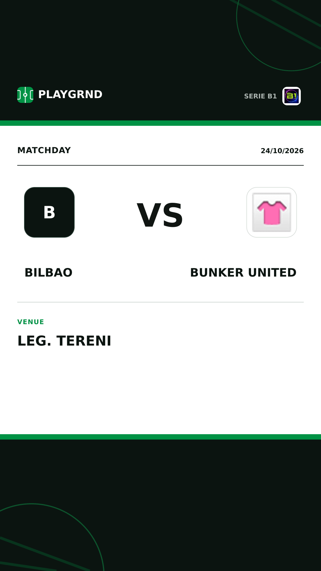 Instagram artwork: Bilbao vs Bunker United
