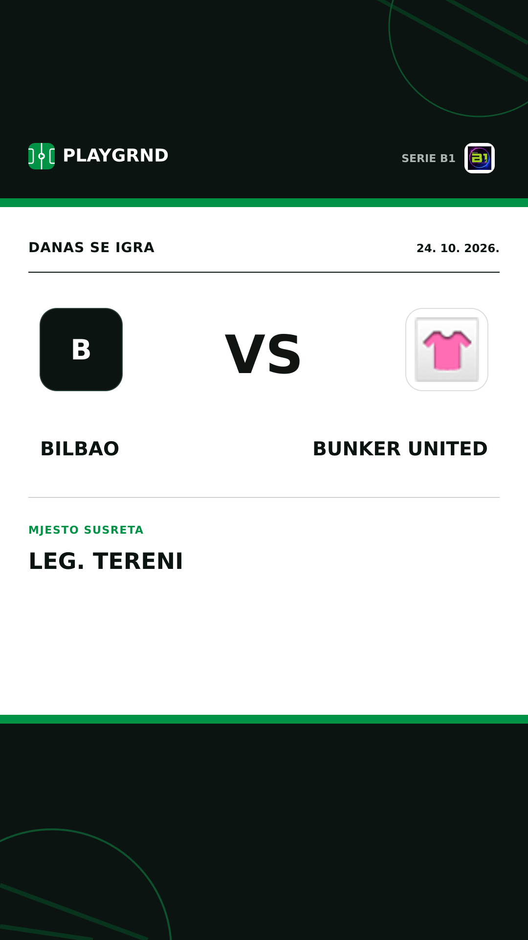 Instagram slika: Bilbao vs Bunker United