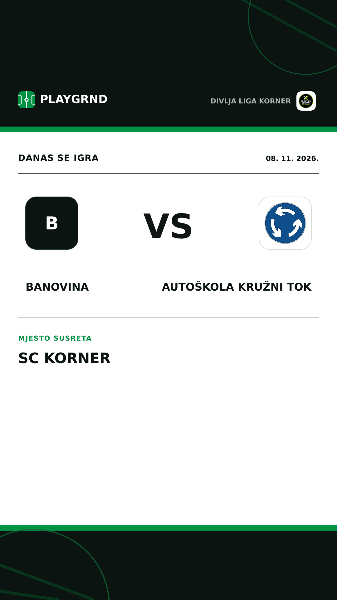 Instagram slika: Banovina vs Autoškola Kružni tok