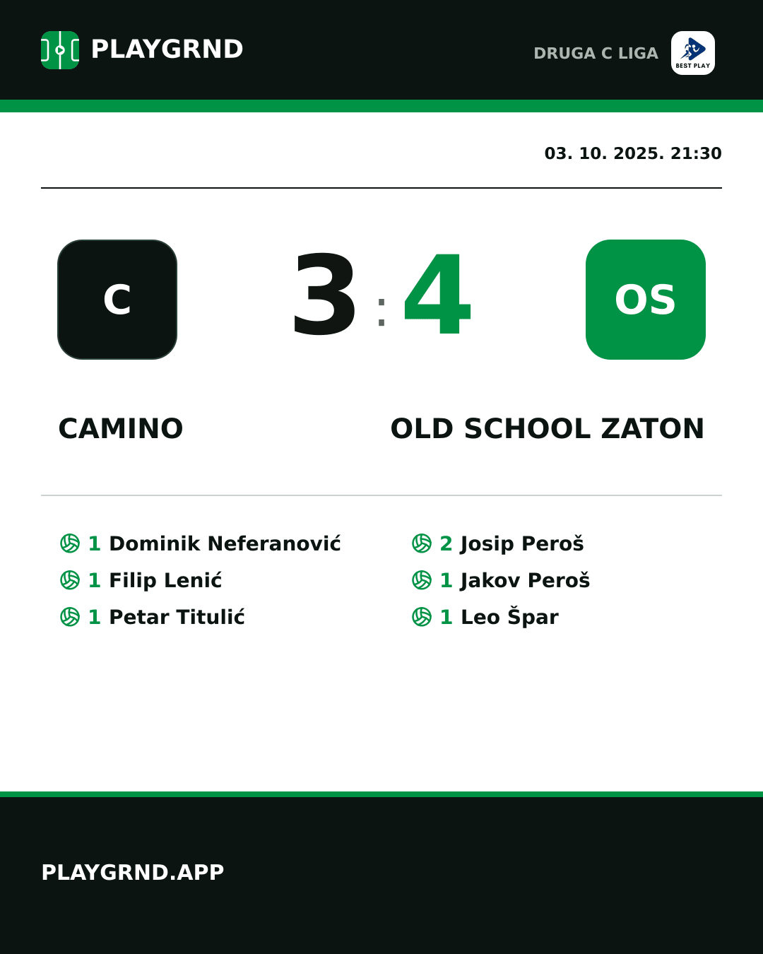 Instagram slika: Camino 3:4 Old School Zaton