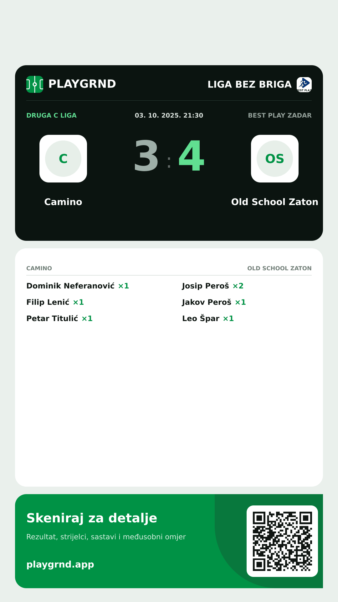 Story slika: Camino 3:4 Old School Zaton