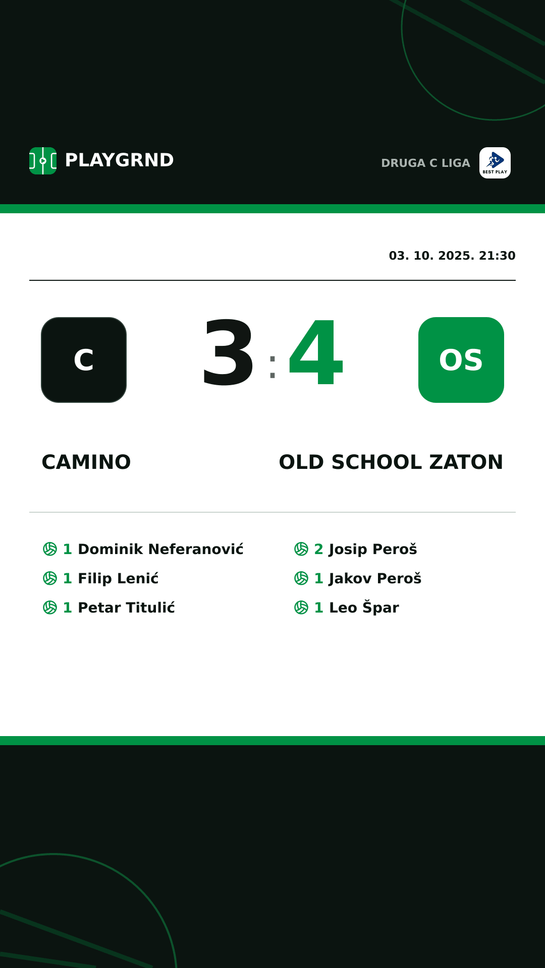 Instagram slika: Camino 3:4 Old School Zaton