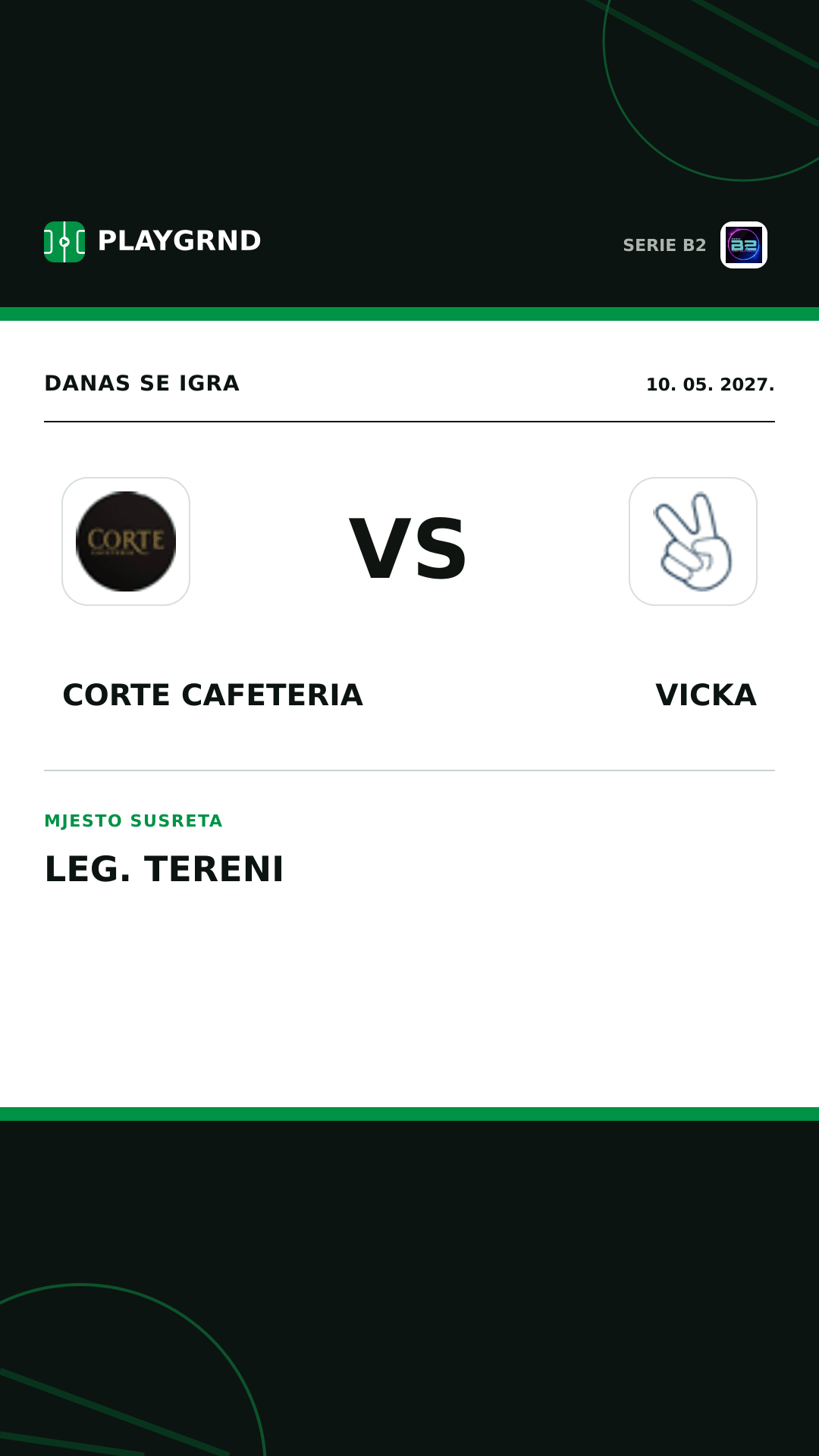 Instagram slika: Corte Cafeteria vs Vicka