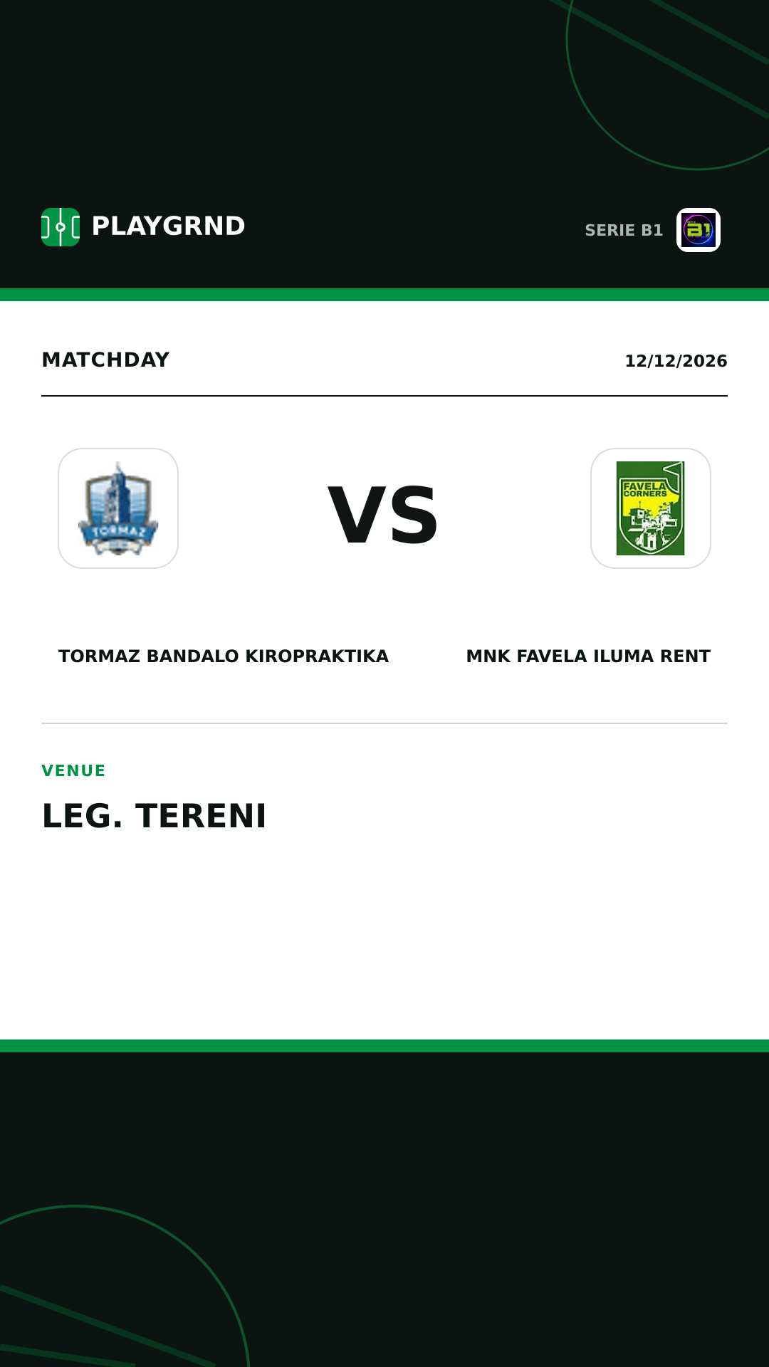Instagram artwork: Tormaz Bandalo Kiropraktika vs MNK Favela Iluma Rent