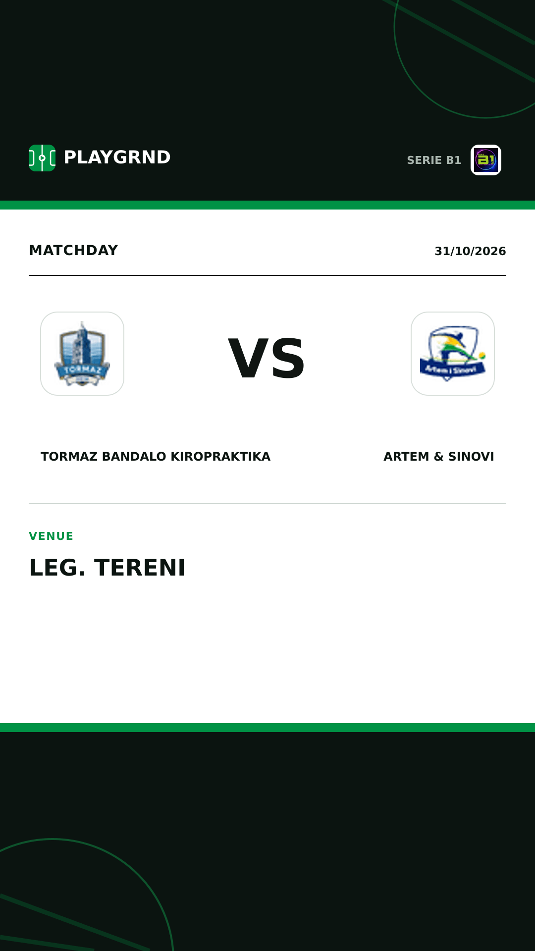 Instagram artwork: Tormaz Bandalo Kiropraktika vs Artem & Sinovi