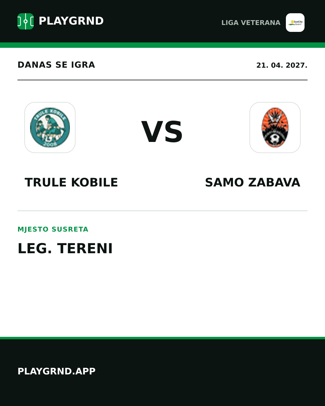 Instagram slika: Trule Kobile vs Samo Zabava