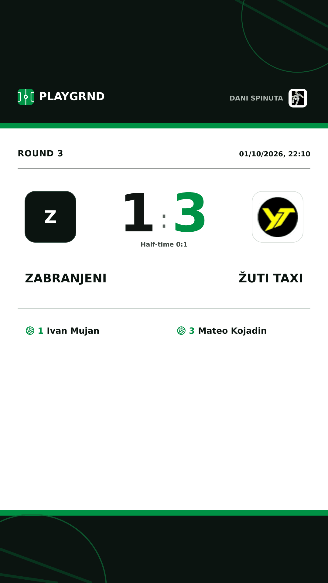 Instagram artwork: Zabranjeni 1:3 Žuti Taxi