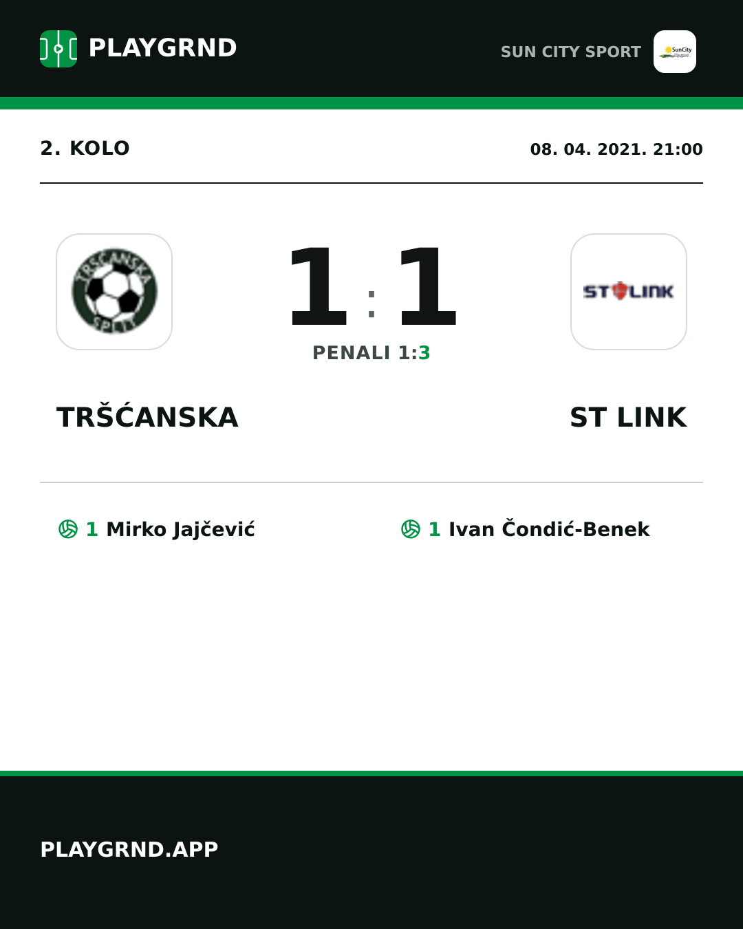 Instagram slika: Tršćanska 1:1 ST Link