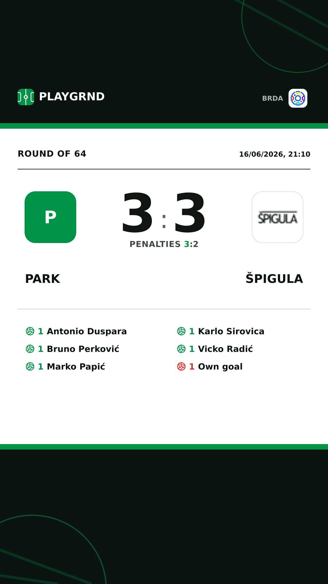 Instagram artwork: Park 3:3 Špigula