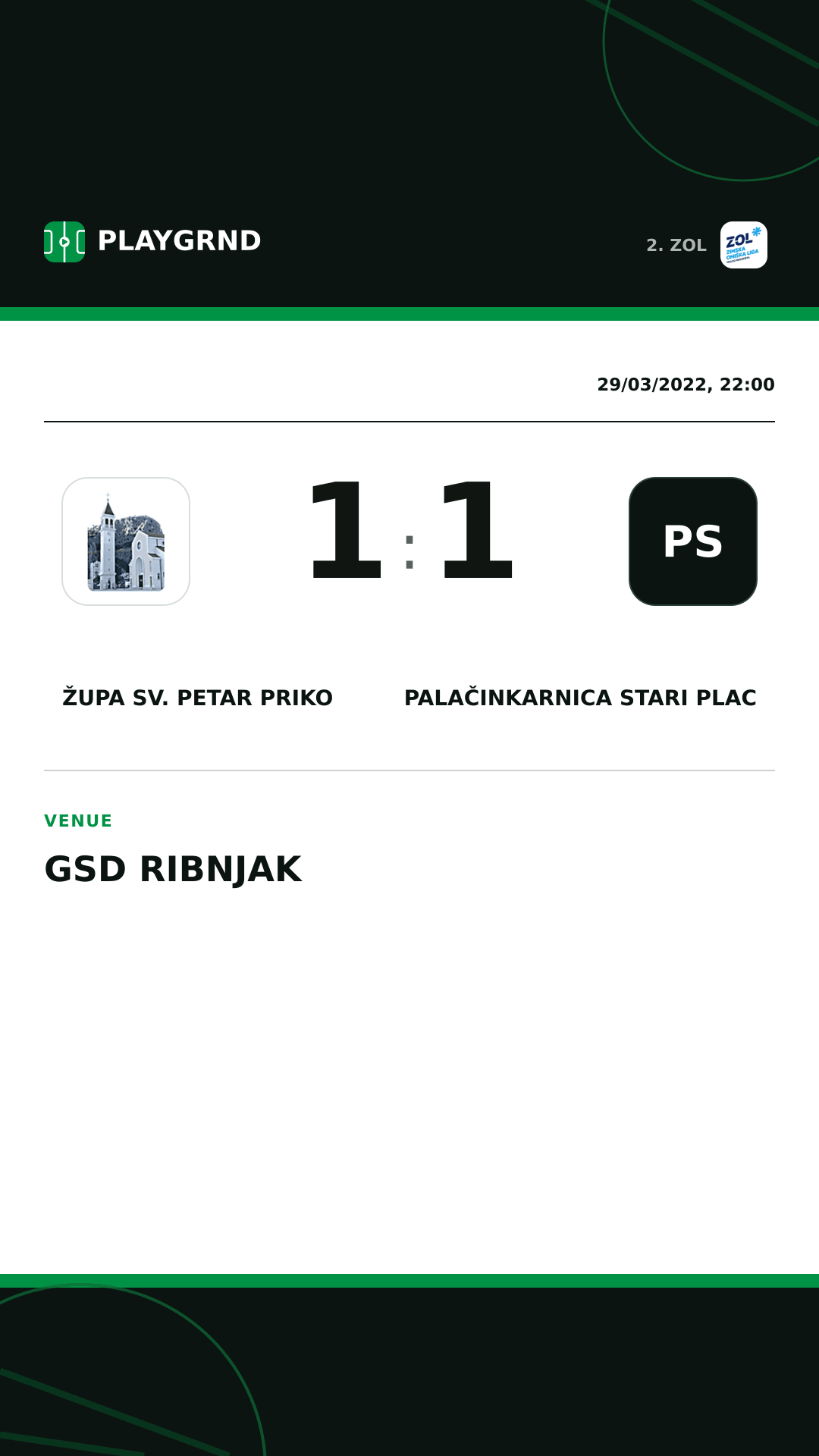 Instagram artwork: Župa Sv. Petar Priko 1:1 Palačinkarnica Stari plac