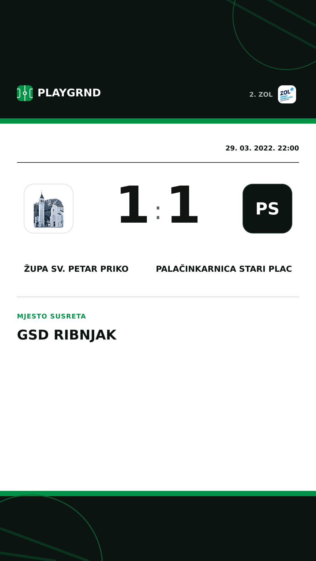 Instagram slika: Župa Sv. Petar Priko 1:1 Palačinkarnica Stari plac
