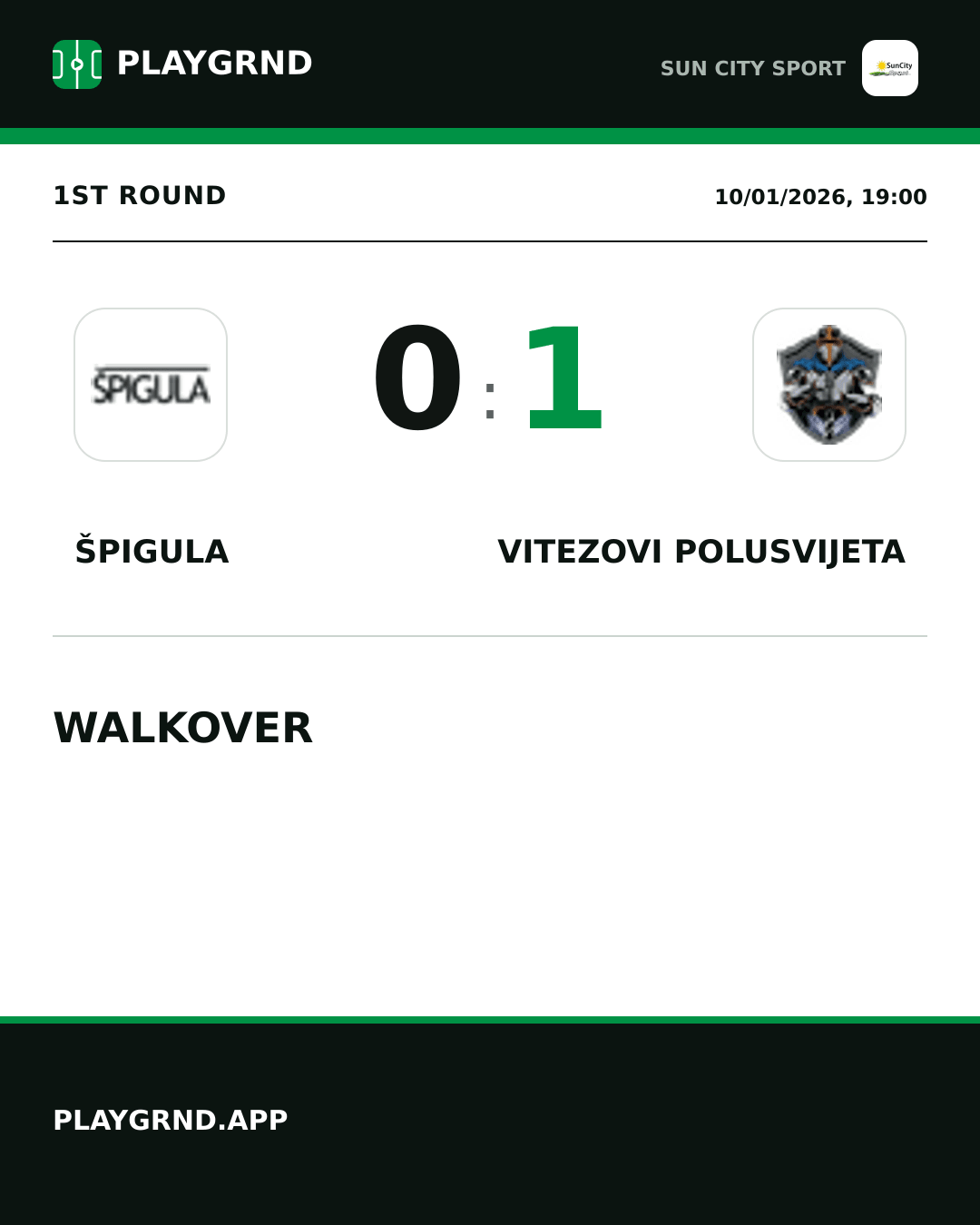 Instagram artwork: Špigula 0:1 Vitezovi Polusvijeta