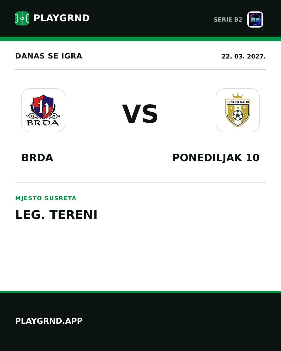 Instagram slika: Brda vs Ponediljak 10