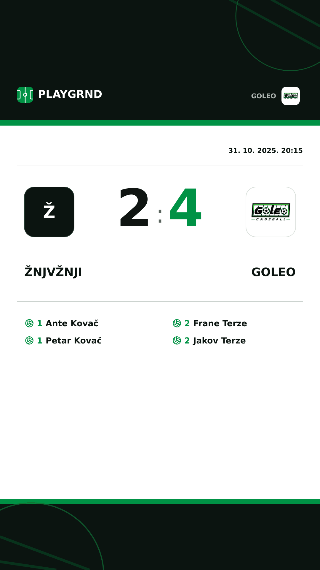 Instagram slika: Žnjvžnji 2:4 Goleo