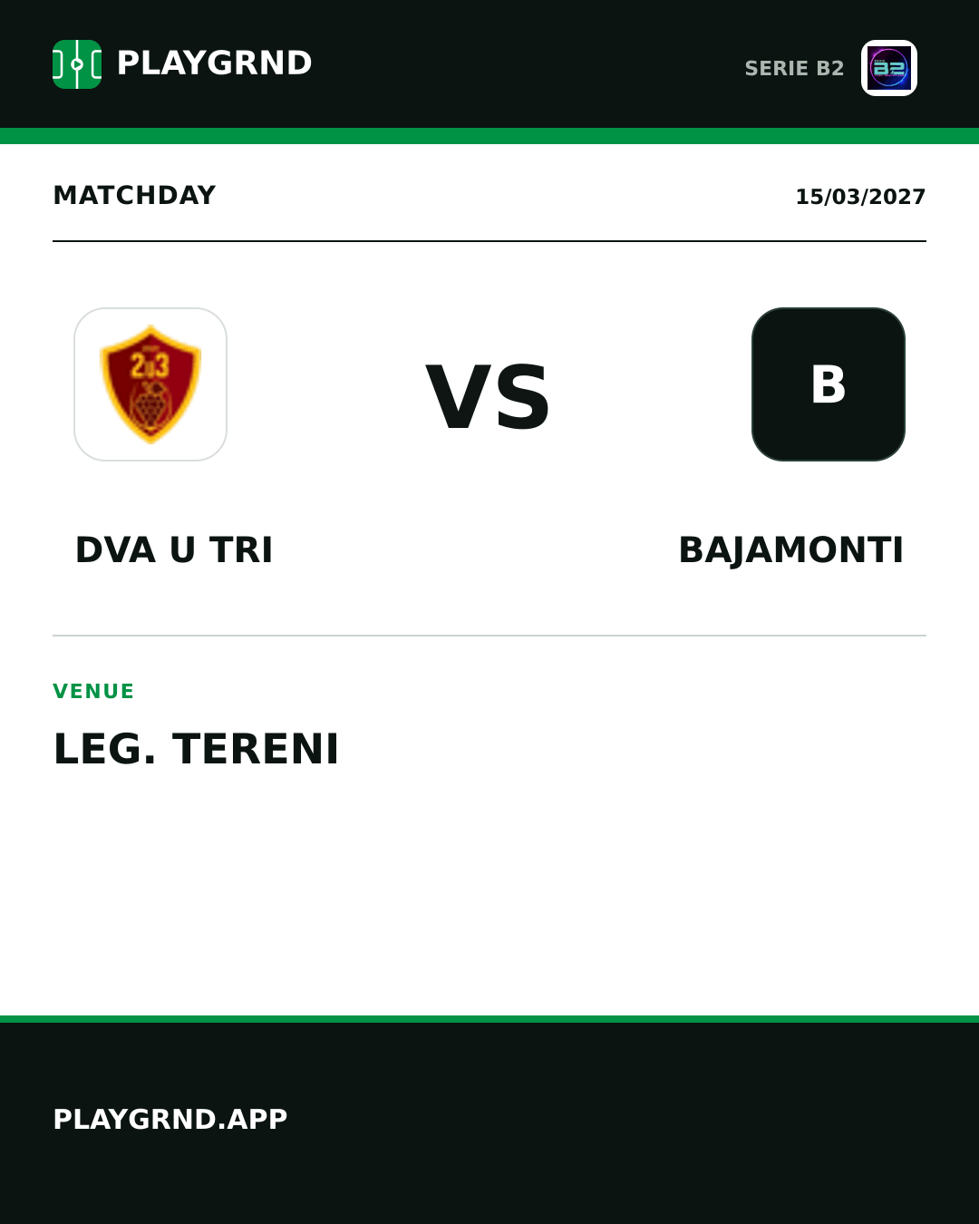 Instagram artwork: Dva U Tri vs Bajamonti