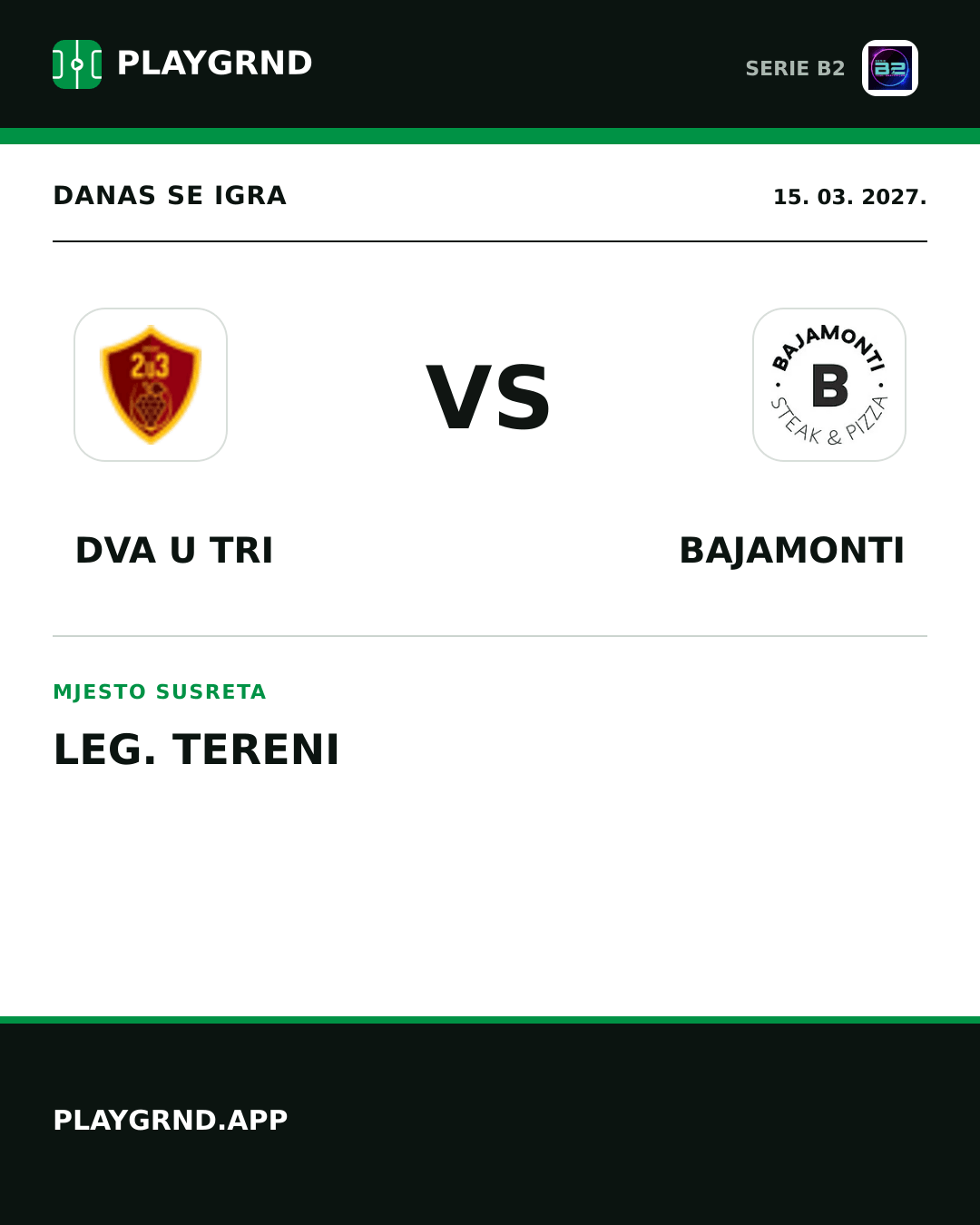 Instagram slika: Dva U Tri vs Bajamonti
